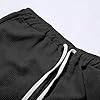 Corduroy Shorts for Men UK Casual Drawstring Summer Jogging Shorts with Pockets Elasticated Waist Lightweight Cotton Lounge Bottoms for Holiday Beach Work Sports S-5XL (A0a1-Black, 3XL) #3