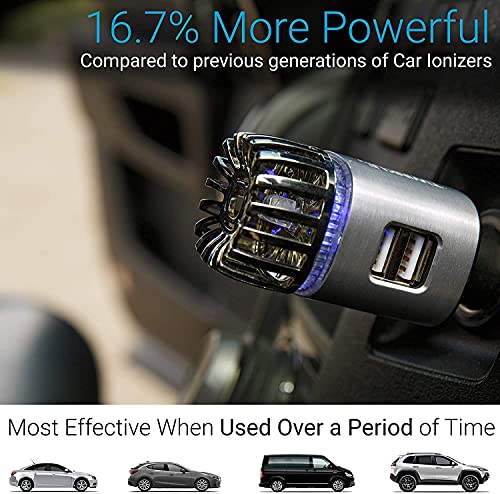 YAGVIZ Car Air Purifier with Dual Port Mobile Charger - Image 9