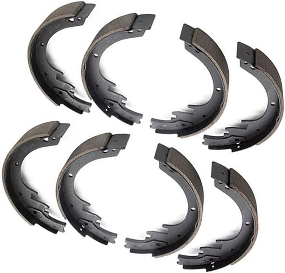 Drum Brake Shoes Front Rear Set fits GMC PB2500 Series 1963 1964 1965 3.8L l6, fits Chevrolet K20 Pickup, K20 Suburban 1969 1970 5.7L V8, Automotive Replacement Brake Shoe