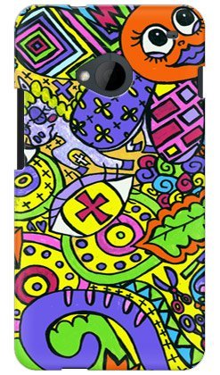 Second Skin WABWH-193-K539 Gotta Go-chan Part 2" for HTC J One HTL22/au AHTL22-ABWH-193-K539