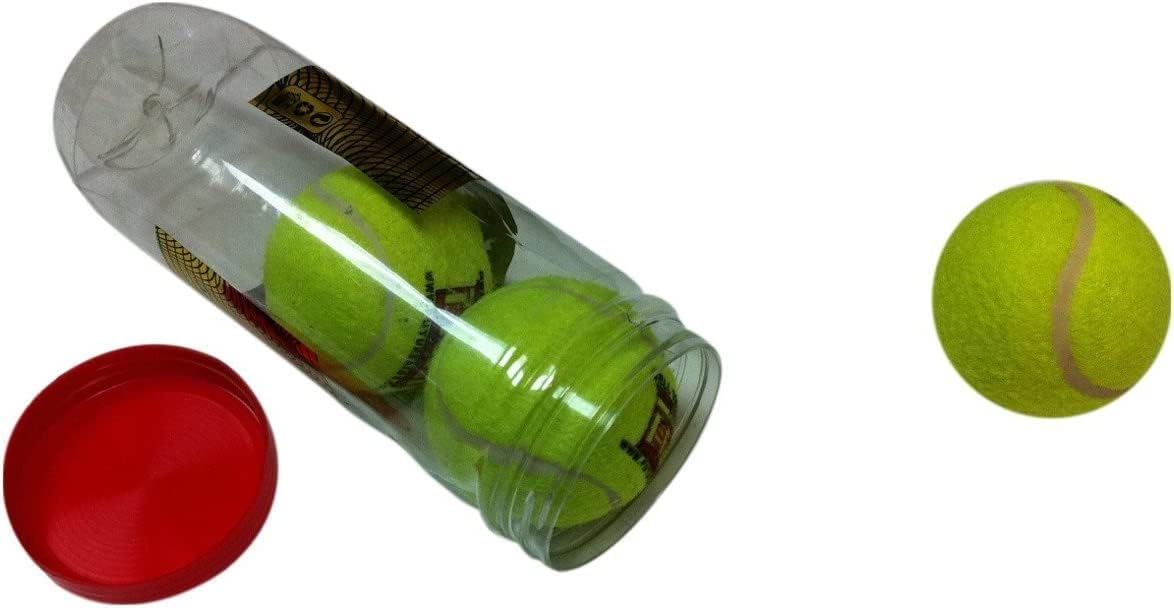 New Three-Pack Bell Tennis Ball, for The Blind, Visually-Impaired, and Sighted in Plastic Sleeve, for Home, School, Teachers, Coaches, Teenagers, and Gifts - by Blind in Mind, The Braille Superstore