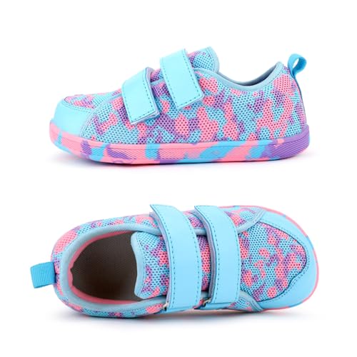 SECHRITE Kids Wide Barefoot Shoes Wide Toe Box Girls Boys Minimalist Sneakers | Zero Drop Sole | Splay Naturally Walking Running Shoes for Little/Big Kid3