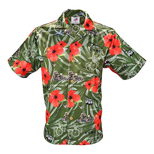 Marines Semper FI Hawaiian Shirt (Medium)2