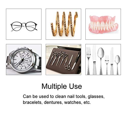 Ultraschallreinigungsgerät ,professioneller 750 ml Ultraschallreiniger, 42.000 Hz Waschmaschine für Brillen, Schmuck… – Bild 4