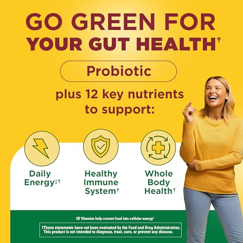 Nature Made Super Greens with Probiotic Capsules, 75 Capsules - image 2