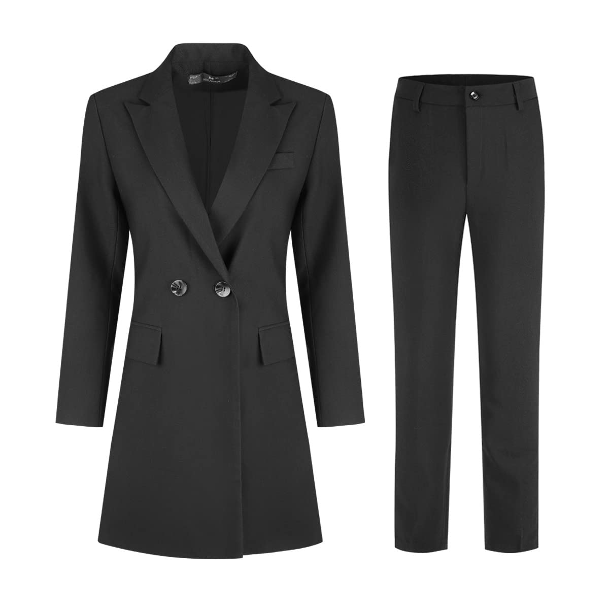 [ByFshow] パンツスーツ レディース 洋服 スーツ セット 長袖 レジャー スリム エレガントロング ジャケット オフィススーツ春 秋 冬 就 Amazon | [ByFshow] パンツスーツ レディース 洋服 スーツ 2点セット