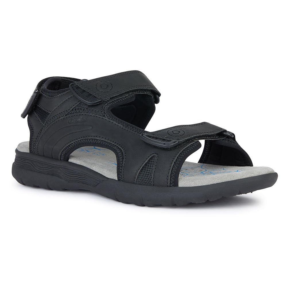 Geox Boys U Spherica Ec5 Sports Sandal, Black, 6.5 UK