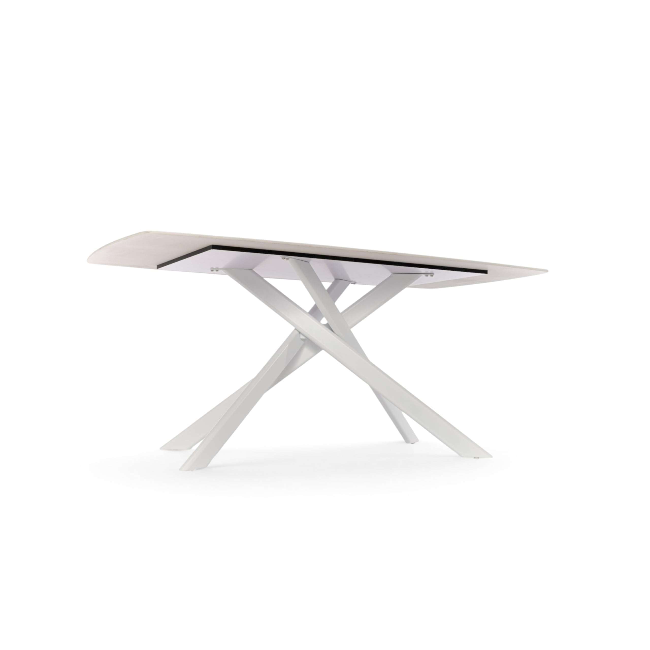 KONTE.DESIGN Tavolo SAINT FLORENT, Ceramica Calacatta Oro, 180x90x76