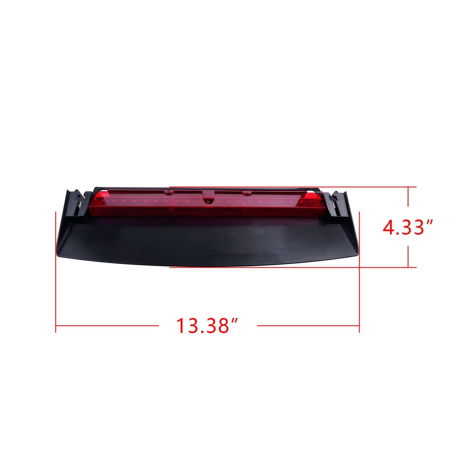 Luce del Freno 1X - Rosso di Alto Livello Terzo 3o Lampada della Luce di Arresto del Freno per A4 S4 Saloon 2007-15