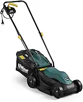 Tekna - Cortador de Grama Elétrico LM320EBN 1000W 220V com Recolhedor 30L, 3 Alturas de Corte (20 a 60mm), Lâmina 32cm e Trava de Segurança – Leve e Compacto para Uso Doméstico