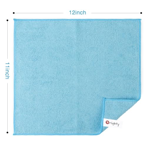Image of Orighty Microfiber Cleaning Cloth Bulk, 150 Pack Cleaning Rags, 12 x 11 in | Microfiber Towels for Cars, Soft Highly Absorbent Rag, Lint Free Cloths for Car Care, House, Kitchen