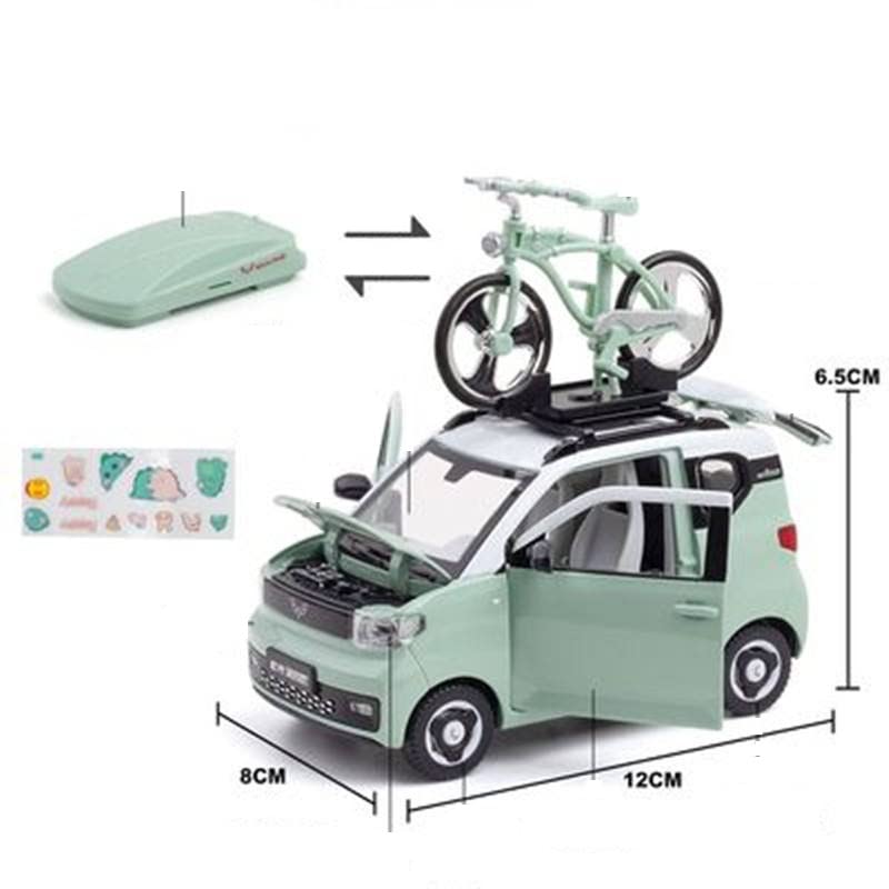 Image of Invite Enterprise DC Cycle 124 1:24 for W-LHG Mini EV Alloy Diecast Model Vehicle Sound Light Gift Collection Lovely 1:16 Scale 4WD Simulation LED Truck Decoration 【Colors as Per Stock】