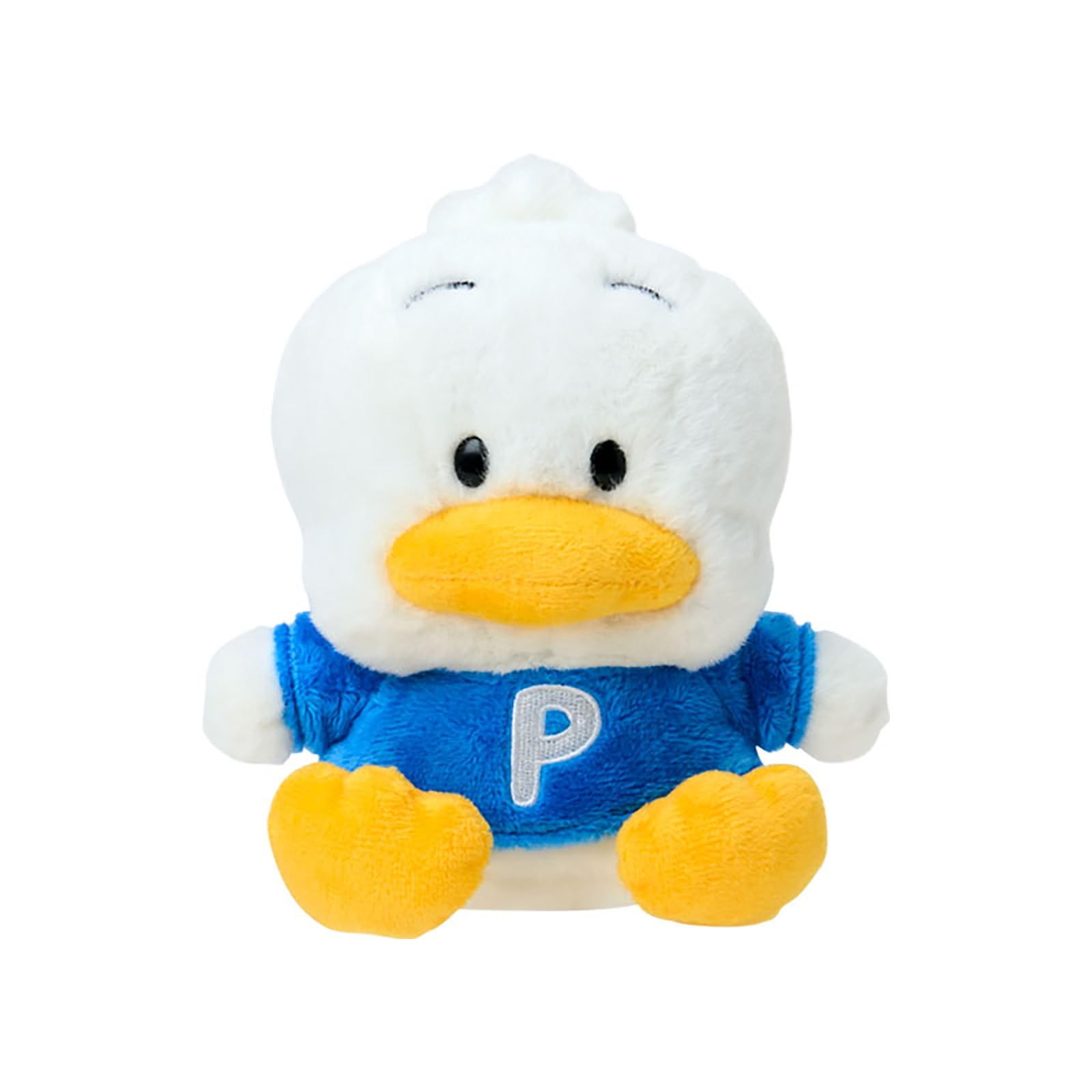 Sanrio Duck Pecle Small Plush 6.7in White Polyester 2025 Official Japan