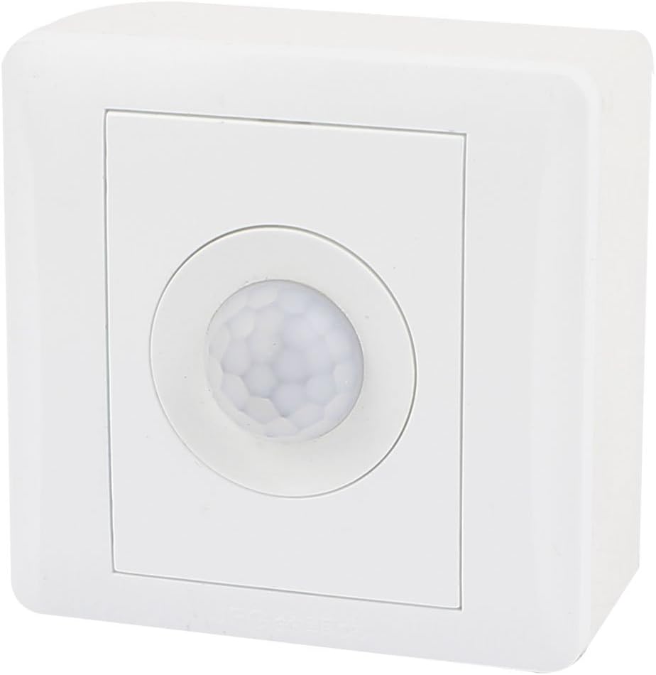AC150V-240V Wall Control electrical Mounting IR Sensor Light Lamp Switch White