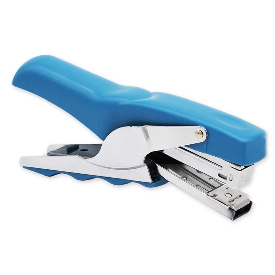 Cucitrice Da Scrivania Cucitrice Da Asporto Tipo Pinza Cucitrice Multifunzionale Forniture For Ufficio Fatte A Mano Cucitrice Manuale Addensata A Risparmio Di Manodopera Spillatrici Per Ufficio(Blue)
