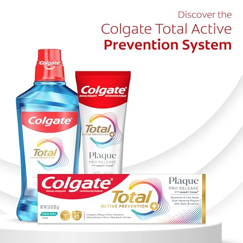 Colgate Total Plaque Pro Release Toothpaste for Gum Health, Mint, 3 oz - image 8