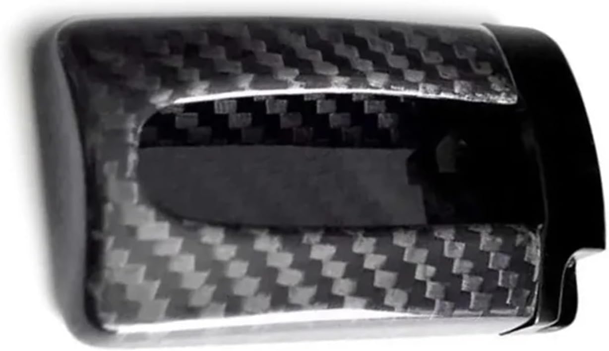 Protective Case Cover Compatible with Nissan GTR Infiniti U-Shaped Real Carbon Fiber Key Fob Car Key Shell Bag