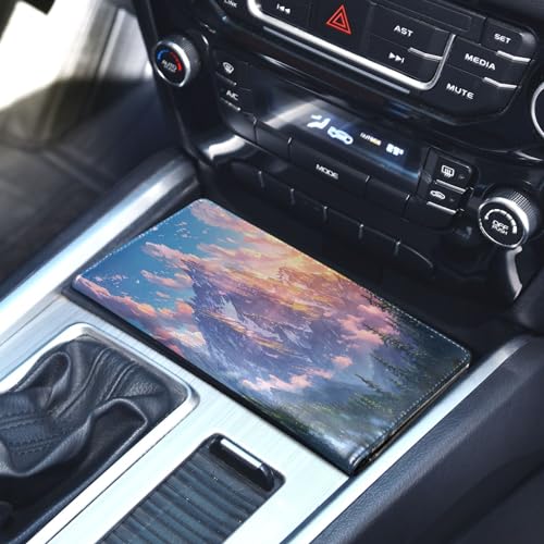 Organizador para carro de cuero miniatura 5