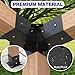TOCRETOARE Pergola Kit, 4-Way and 3-Way Bracket Set, Powder-Coated 4