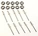 Stainless Steel Snap Studs with Stainless Steel Rivets, 10 Pc. Set