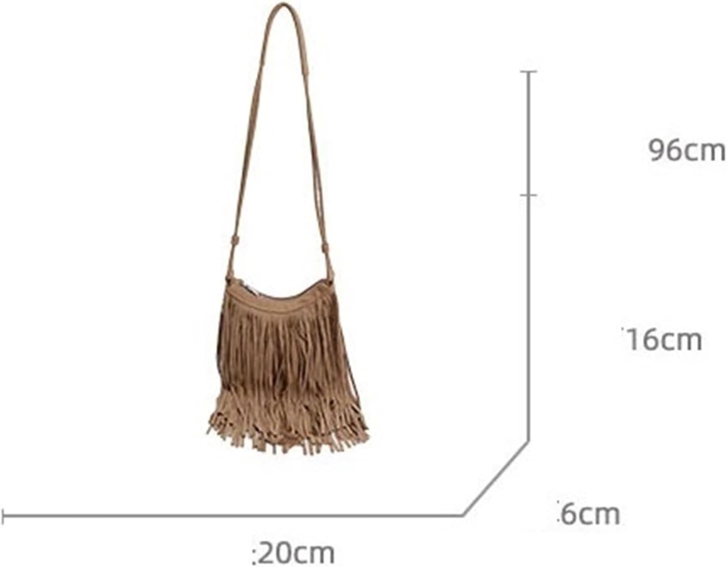 Fringe Bag Tassel Bag, Retro Backpack, Texture Crossbody For Autumn And Winter