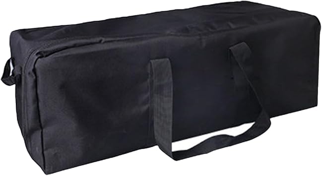 Portable Foldable Lightweight Luggage Heavy Duty Sports Storage Bag Hiking Bag Camping Team Trainer Fitness Equipment Bag, Black