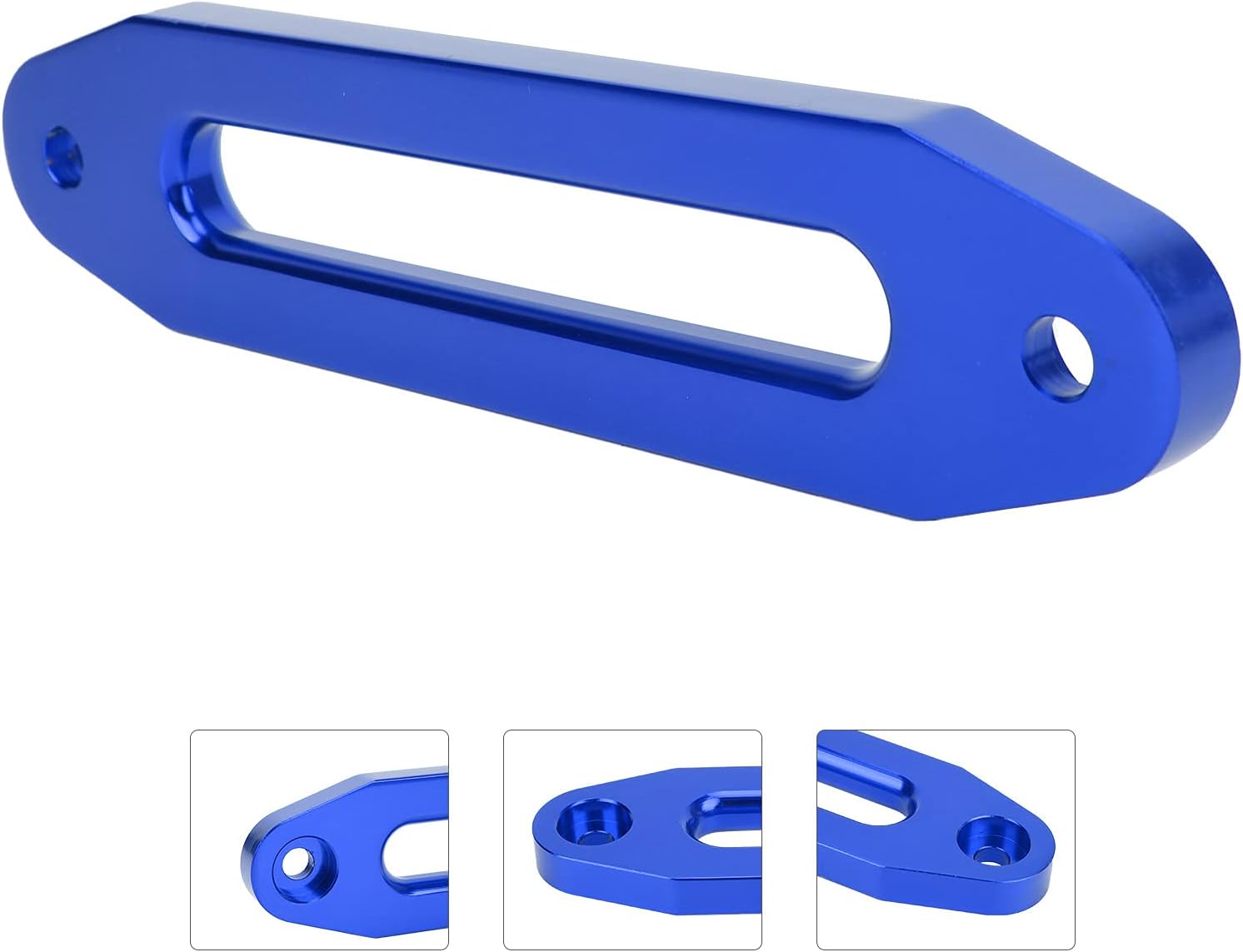 Pilipane Hawse sty1e Winch Fairlead, Car Hawse Winches Fairlead 10in/25 4cm Load 8000 to 15000 Pounds Maintenance Replacement, High Grade Billet Aluminium Hawse Fairlead (B)