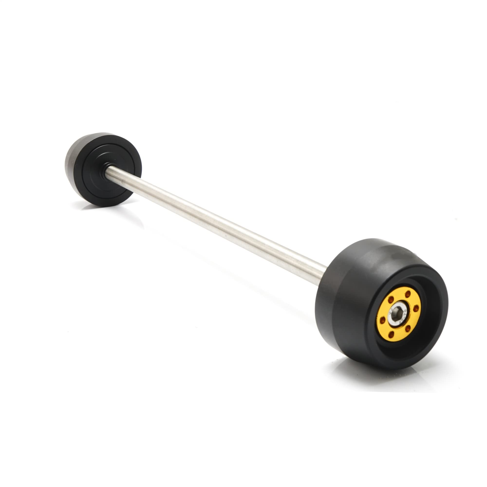 Protecteur de roue moto absorbant les chocs de fourche avant avec sliders dorés robustes
