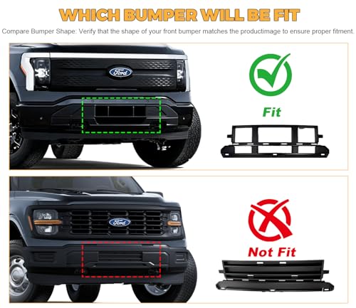 Front License Plate Frame for Ford F150 2024-2026 Licence Plate Holder fits Perfectly with Curvature of Front Bumper Ram License Plate Frame Replace RL3Z-17A385-BA by GZSH - Image 2