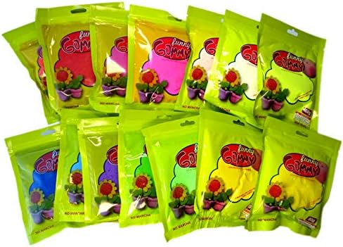 Coolmp 1x Soft Funny Gummy Modelling Pen, 60 g, Assorted Colours