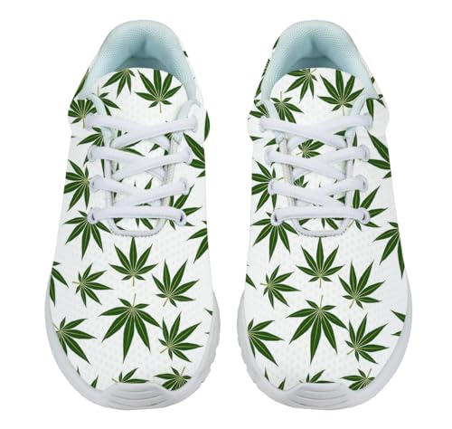 Unisex Adult Weed Shoes Men Women Marijuana Sneakers Non-Slip Running Walking Tennis Shoes2