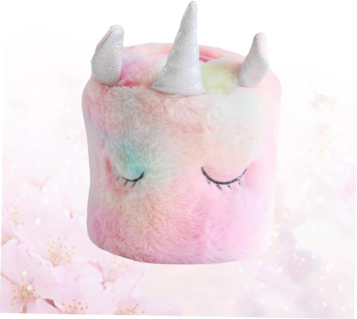 Whimsical Unicorn Tissue Box Cover Plush Holder for Boys and Girls Hotel Napkin Box image 3