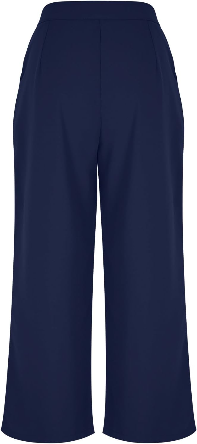 Two Piece Sets for Women Blazer Long Sleeve Jacket Wide Leg Pants Suits Set Slim Fit Dressy Business Casual Outfits