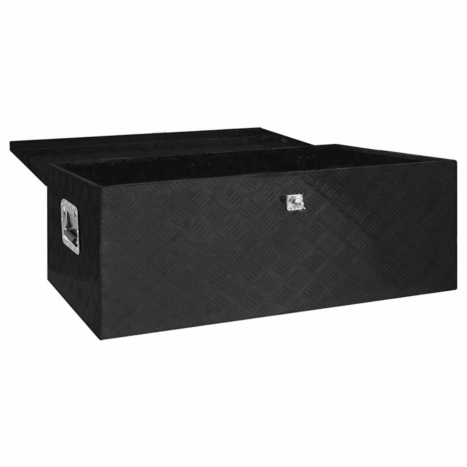 Gecheer Caja de Almacenaje de Aluminio para Herramientas - Resistente al Óxido, Seguridad con Cerradura, Diseño Compacto y Ligero - 100 x 55 x 37 cm Modelo LYKLRZJ-152257ES