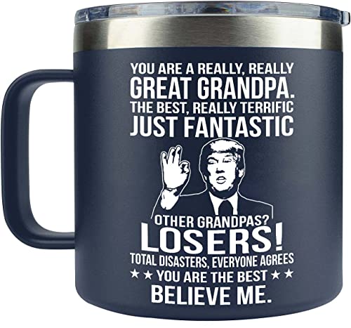 AMAZPRINTS Insulated Grandpa Tumbler