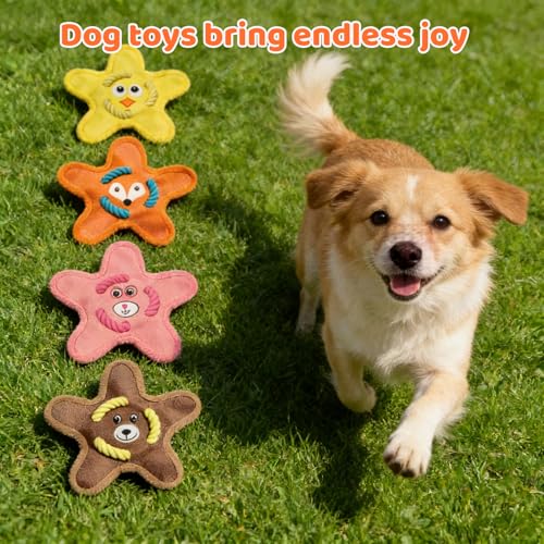 Juguete Mordible Sonoro para Perros TJE Color Naranja miniatura 5