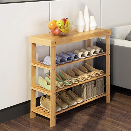Étagère à chaussures rangement multifonctionnel et banc de taille M