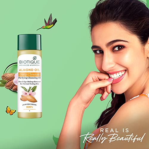 Biotique-Almonmd-Oil-Deep-Cleanse-Purifying-Cleansing-Oil-Face-Eye-Makeup-Remover-For-Normal-to-Dry-Skin-120ml