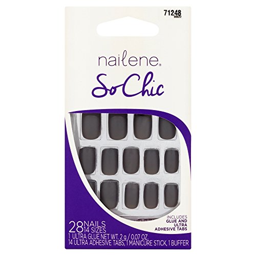 Nailene So Chic Nail Gel, colore: grigio scuro