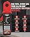 KAIWEETS Digital Clamp Meter with Round Jaw, Automotive Multimeter, NCV, 2000 Counts, Amp Voltmeter, Accuratly Measure AC/DC Current & Volatge, Resistance, Diode, Capacitance, Continuity, Frequency