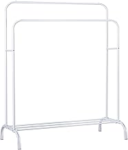 Double Metal Donkey Coat Rack with Hanging Bars and Bottom Base for Shoes or Boxes | Sturdy Structure, Compact Modern Design | Ideal for Bedroom, Dressing Room, Laundry Room