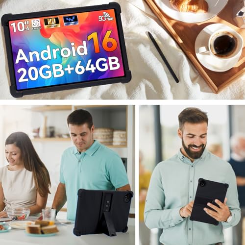 Housse tablette MUISOO 10.1 Android 15 Junfire silicone noir 2025 - 6