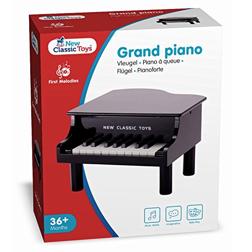 New Classic Toys 10150 Vleugel Zwart 18 Toetsen, Meerkleurig - Image 8