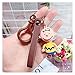 JSJJARF Llavero Lindo Dibujos Animados Epoxy Sweet Potato Charlie Brown Creative Coche Llavero Bolso Regalo Colgante Regalo (Color : 5, Size : High 6 cm)