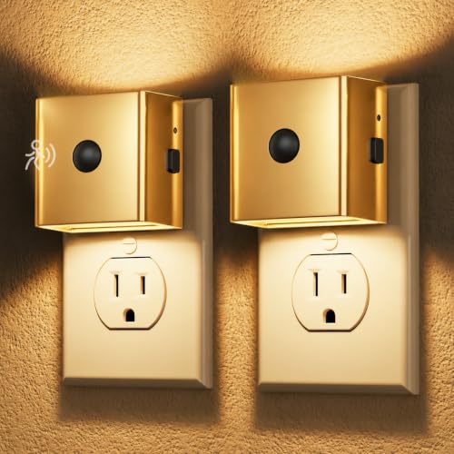 Image of DORESshop LED Plug in Night Light,Motion Sensor Dusk to Dawn Night Light