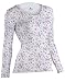 Indera Women's Combed Cotton Raschel Knit Thermal Underwear Top