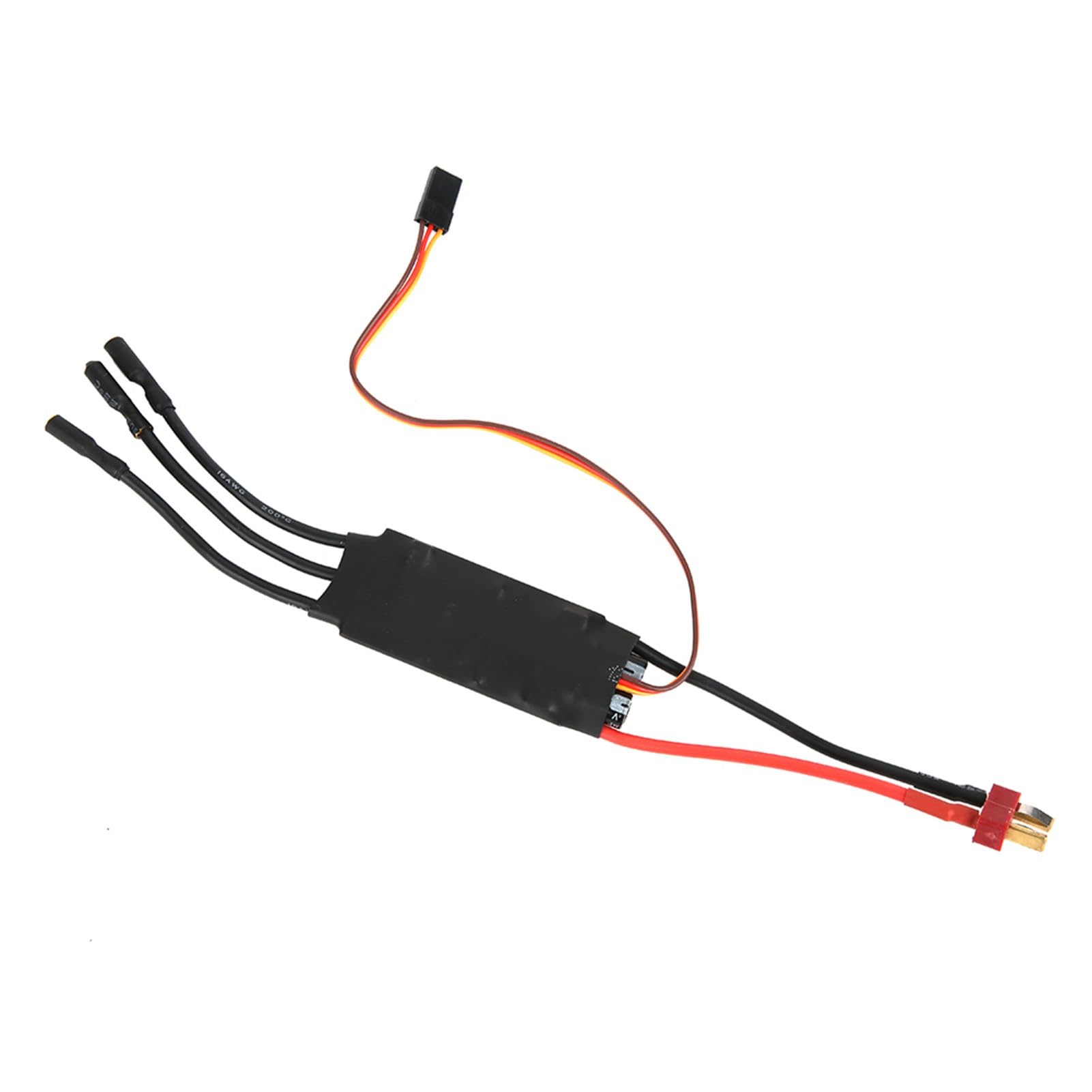 RC Electronic Speed Controller, Brushless Esc 40A for RC Drone Helicopter FPV Parts with Safety Protection (Black)