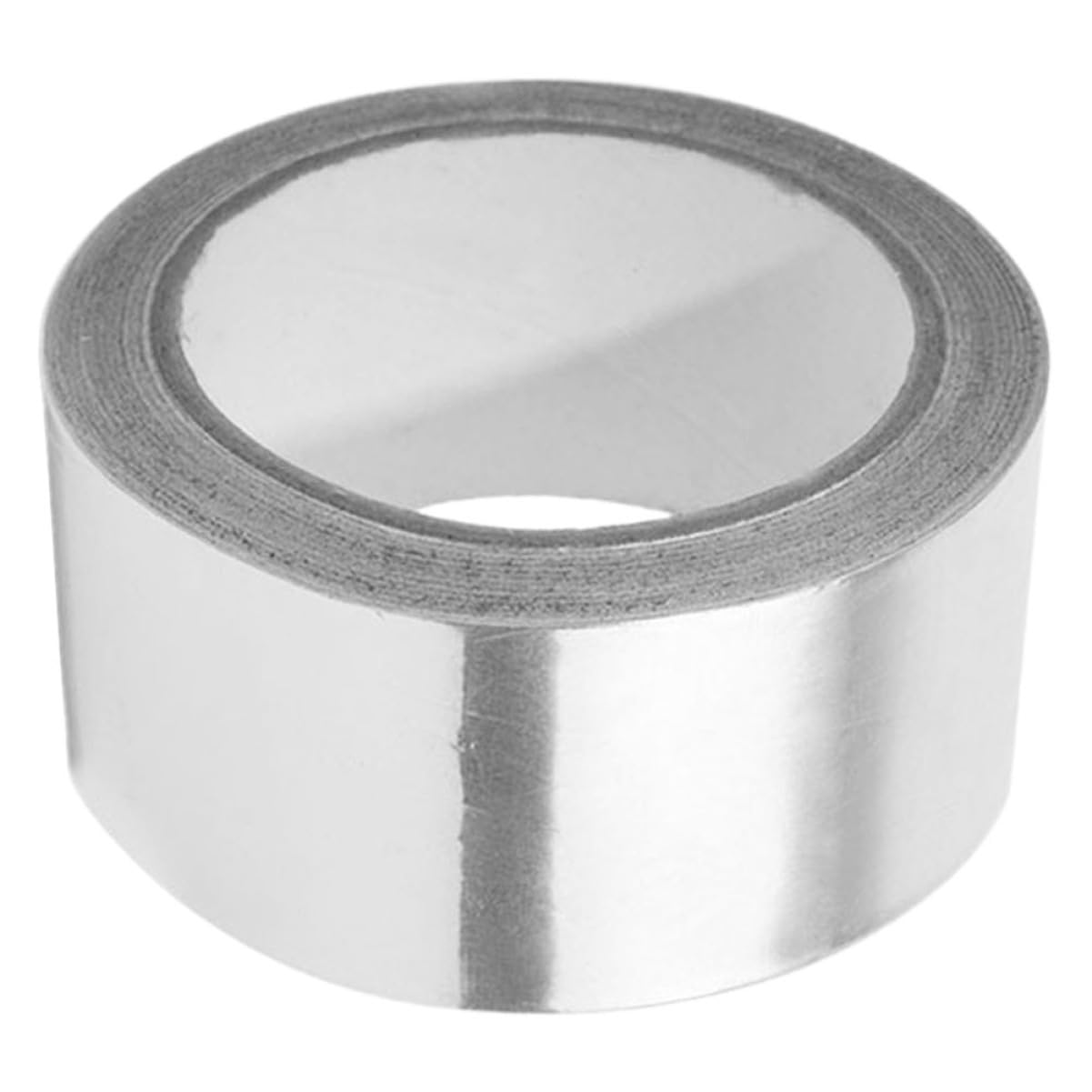 NUOBESTY 4 Rollen Folienband Material Fenster klebrig wickeln Gewebereparaturband Metallband für Rohrleitungen selbstklebendes Aluminiumband Thermoband Aluminiumfolie Silver