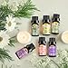 Auelife Floral Essential Oils Set - Mother's Day & Birthsday Gift, 6x10ml Rose, Jasmine, Lavender, Gardenia Pure Fragrance Oils for Diffuser, Candle Making, DIY Bath Bomb, Romantic Home Aromatherapy