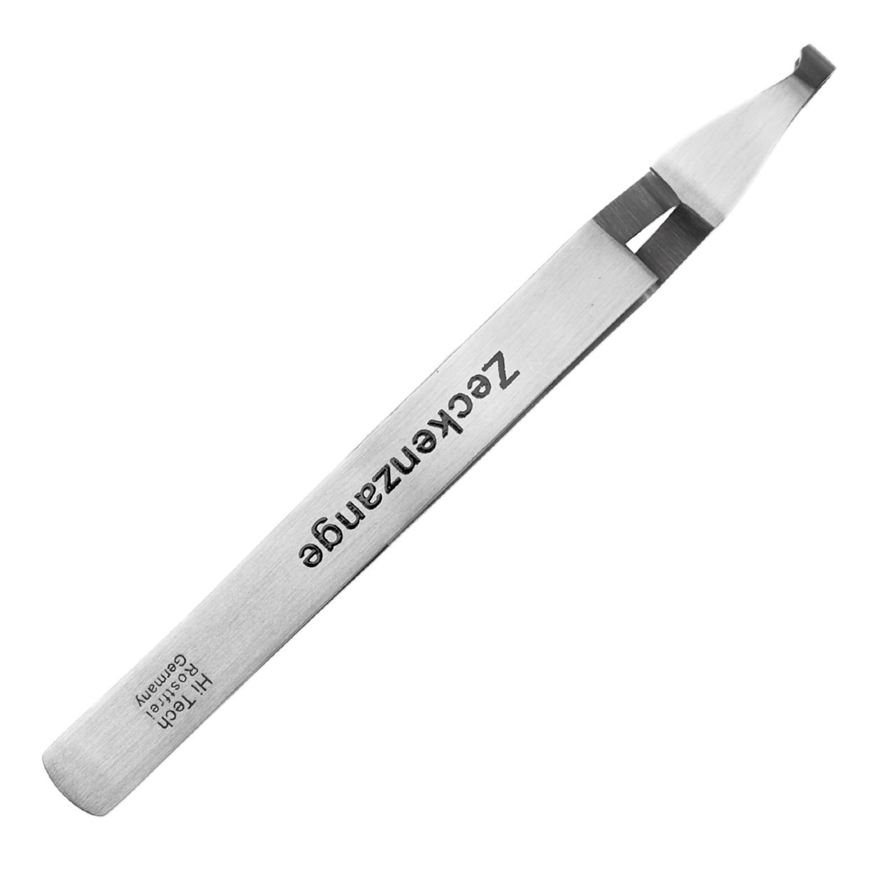 May Set: 6X Zeckenzange abgewinkelt selbsthaltend Edelstahl | 6er-Pack Erste-Hilfe-Instrumente mit Kreuzgriff aus rostfreiem Material für die Tierpflege